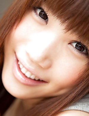 Honami Uehara is taking off lingerie in front of camera